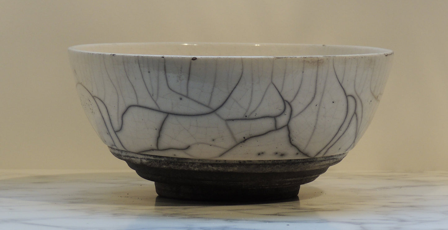 Raku fired bowl