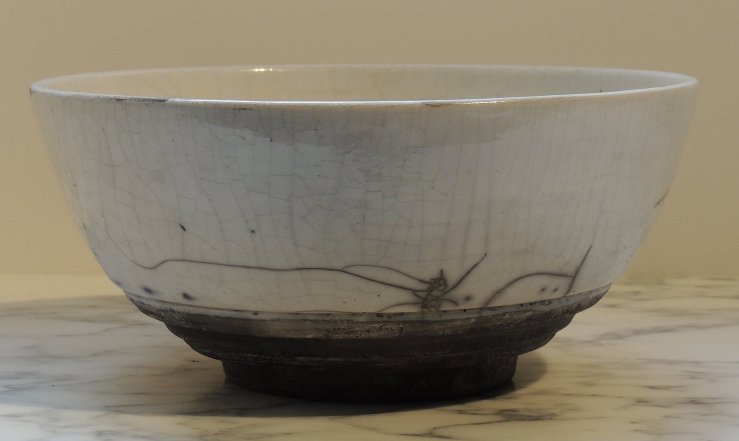 Raku fired bowl