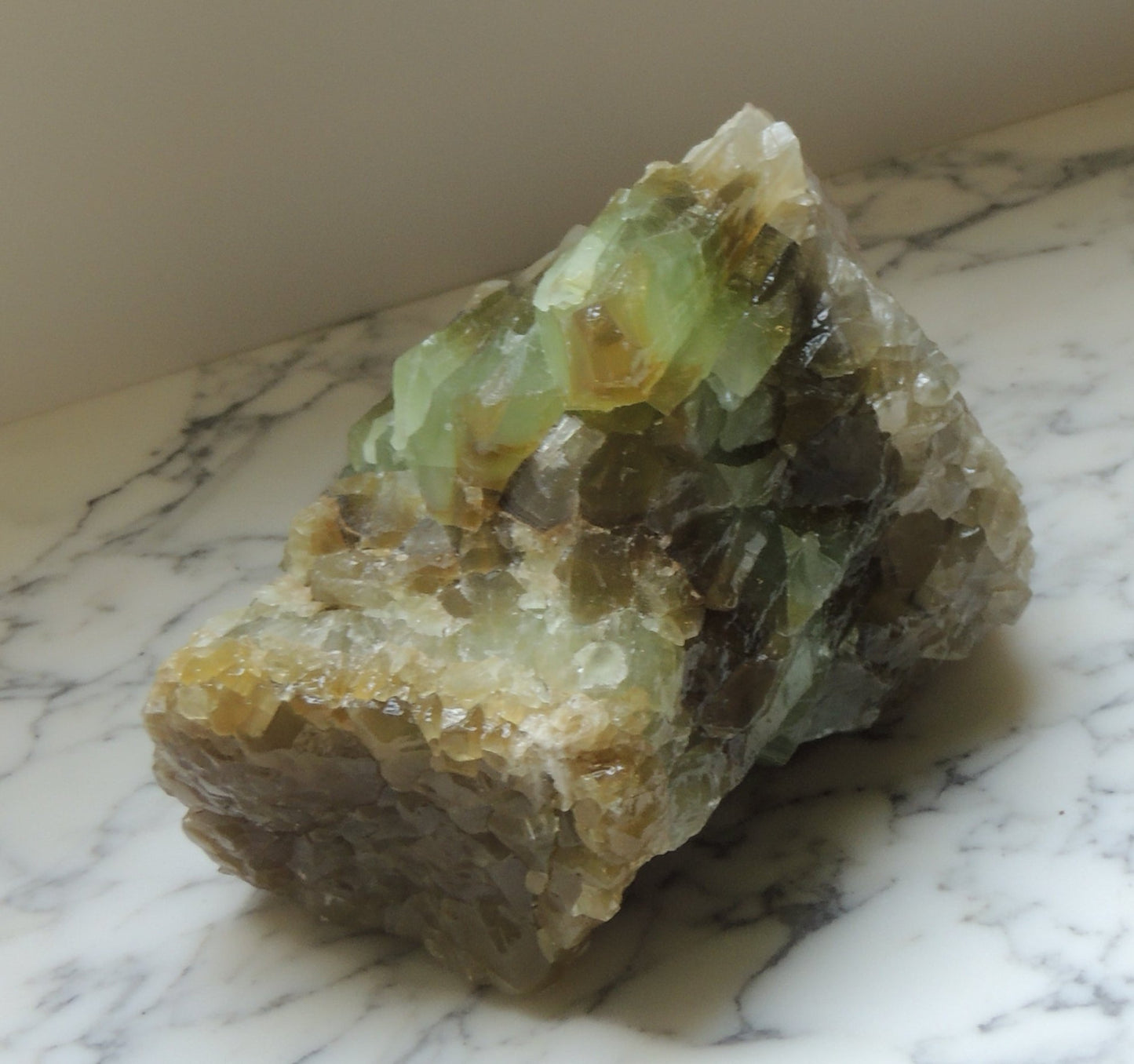 Mineral Green Rainbow Calcite
