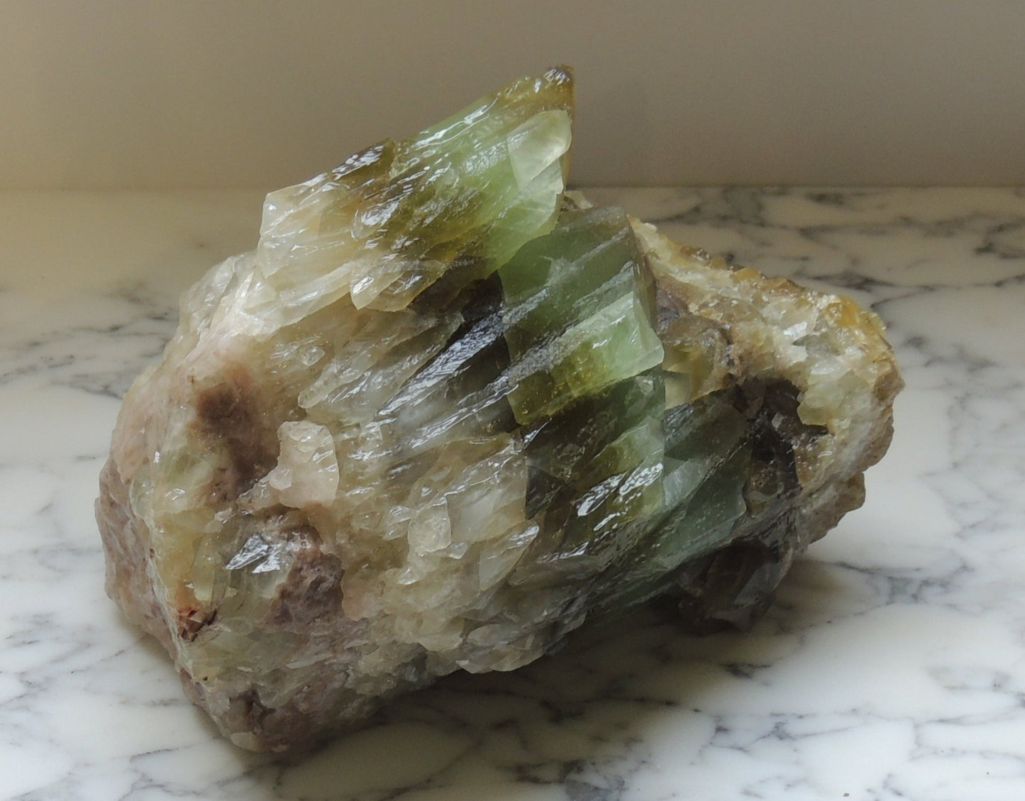 Mineral Green Rainbow Calcite