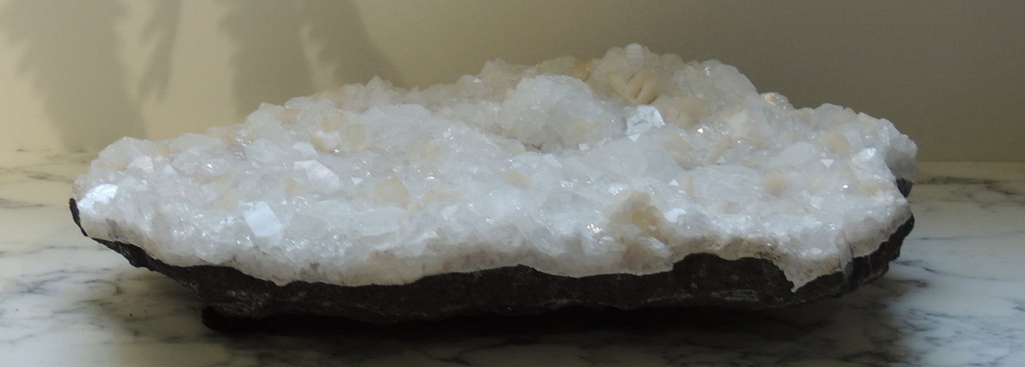 Mineraal Apofylliet met Stilbiet